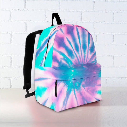 Pink Tie Dye Backpack