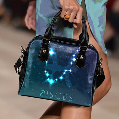 Pisces Zodiac Shoulder Handbag