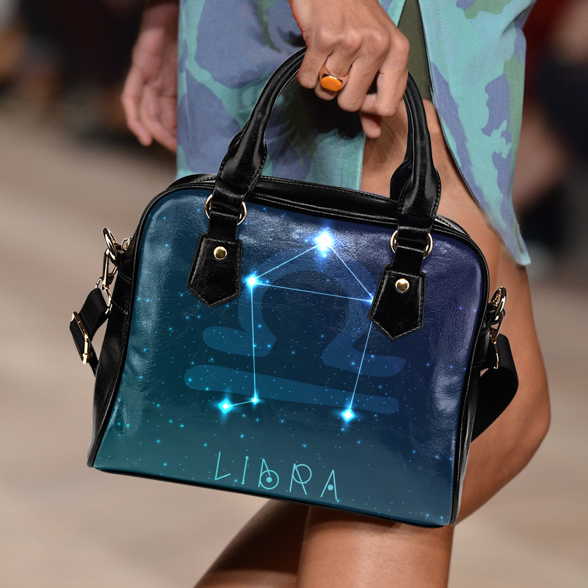 Libra Zodiac Shoulder Handbag