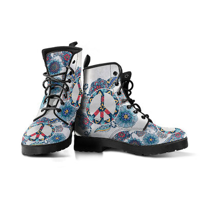 Floral Peace Womens Boots