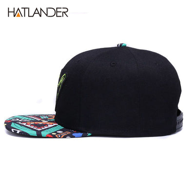 Mens Aloha Shaka Snapback Hat Cap