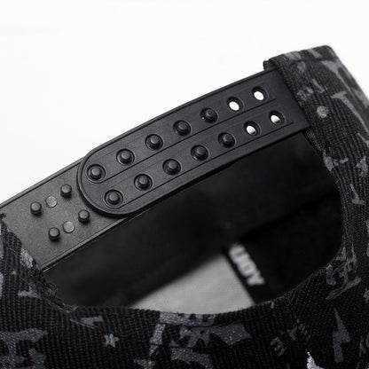 Mens Letter Print Snapback Hat Cap