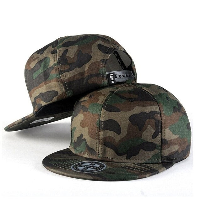 Mens Variety Camouflage Snapback Hat Cap