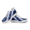 Blue Denim Abstract Sneakers