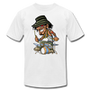 Drummer Cartoon T-Shirt - white