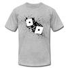 Black & White Dice T-Shirt - heather gray