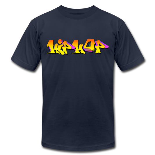 Hip Hop Graffiti T-Shirt - navy