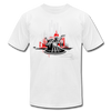 Abstract DJ Mixing T-Shirt - white