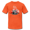 Abstract DJ Mixing T-Shirt - orange