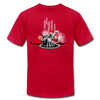 Abstract DJ Mixing T-Shirt - red