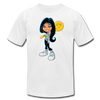 Cartoon Girl with Guitar T-Shirt - white