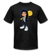 Cartoon Girl with Guitar T-Shirt - black