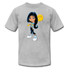 Cartoon Girl with Guitar T-Shirt - heather gray