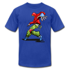 Dancing Hip Hop Cartoon T-Shirt - royal blue