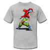 Dancing Hip Hop Cartoon T-Shirt - heather gray