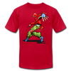Dancing Hip Hop Cartoon T-Shirt - red