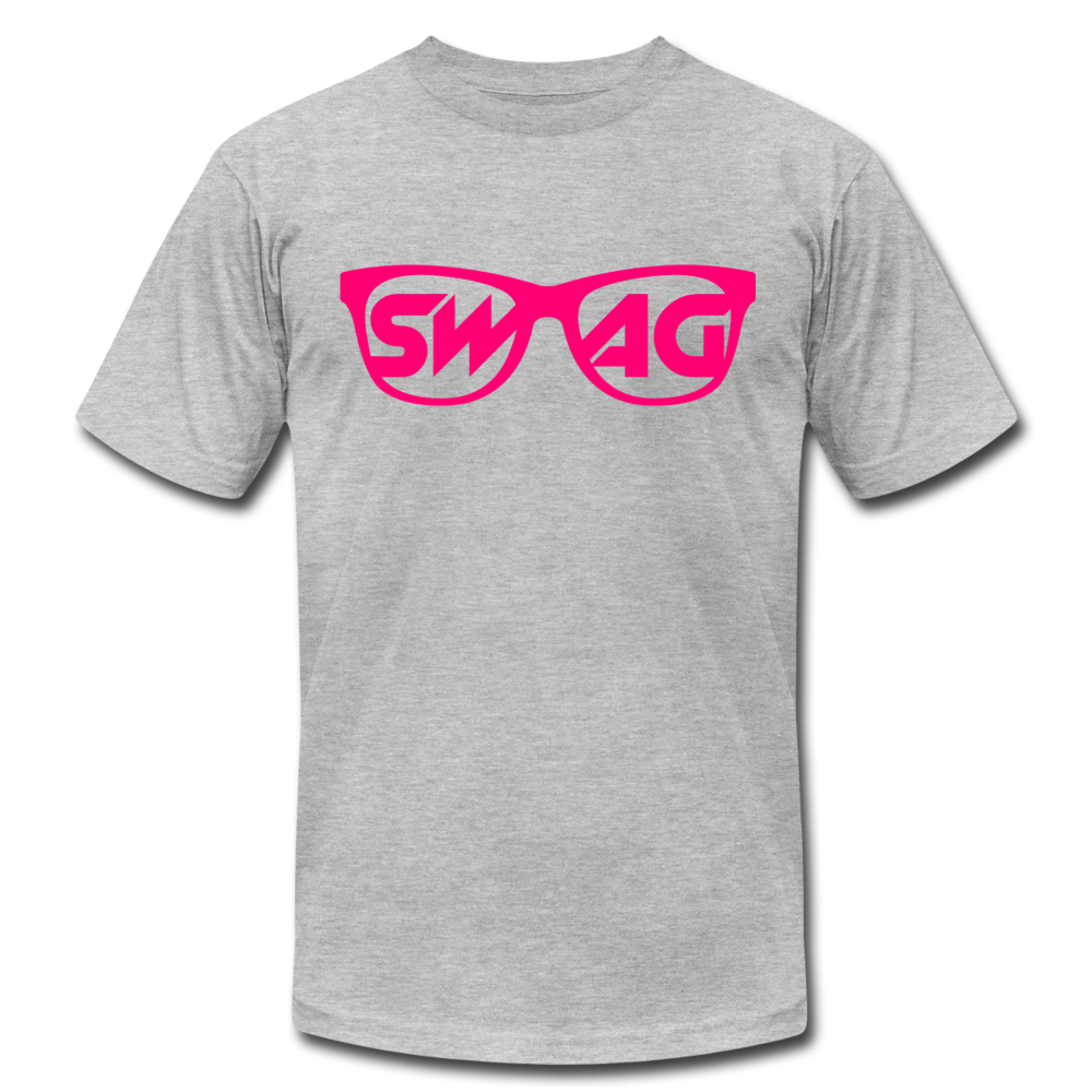 Swag Glasses T-Shirt - heather gray
