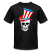 American Skull Hat T-Shirt - black