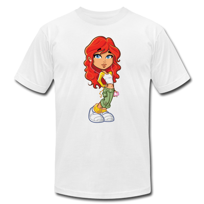 Cartoon Girl T-Shirt - white