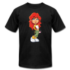 Cartoon Girl T-Shirt - black