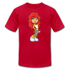 Cartoon Girl T-Shirt - red