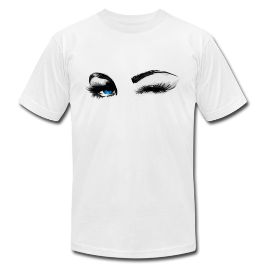 Winking Eyes T-Shirt - white