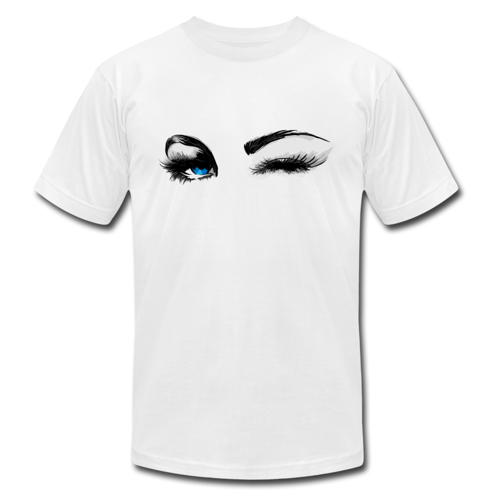 Winking Eyes T-Shirt - white