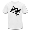 Black & White Turntable T-Shirt - white