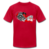 Music Notes & Speakers T-Shirt - red