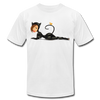 Cat Girl Cartoon T-Shirt - white