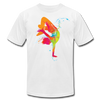 Colorful Abstract B-Boy Dancer T-Shirt - white