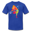 Colorful Abstract B-Boy Dancer T-Shirt - royal blue