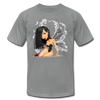 Girl Wings Cartoon T-Shirt - slate