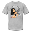 Girl Wings Cartoon T-Shirt - heather gray