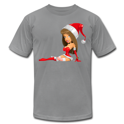Santa Girl X-Mas T-Shirt - slate
