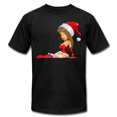 Santa Girl X-Mas T-Shirt - black