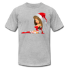 Santa Girl X-Mas T-Shirt - heather gray