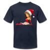 Santa Girl X-Mas T-Shirt - navy
