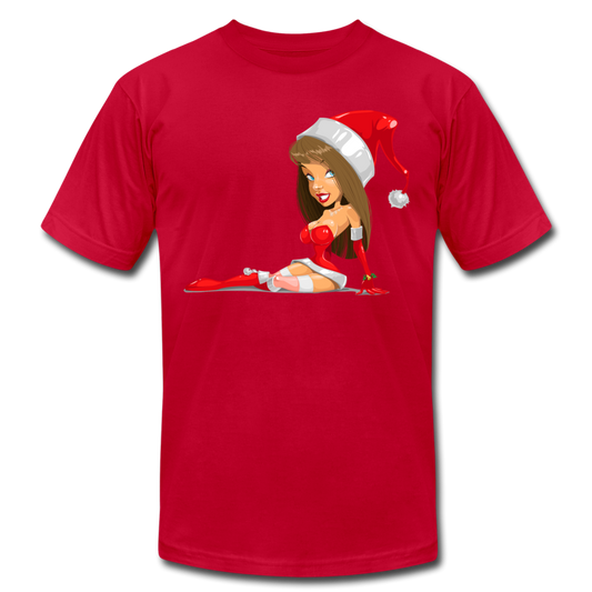 Santa Girl X-Mas T-Shirt - red