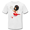 Devil Girl Cartoon T-Shirt - white