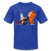 Nurse Cartoon T-Shirt - royal blue