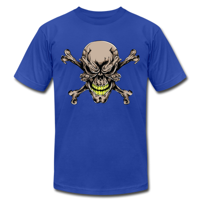 Skull & Cross Bones T-Shirt - royal blue