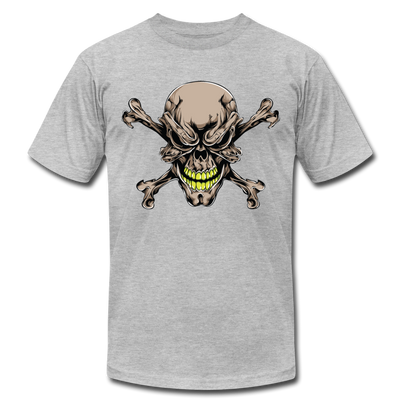 Skull & Cross Bones T-Shirt - heather gray