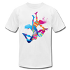 Colorful Abstract Dancers T-Shirt - white