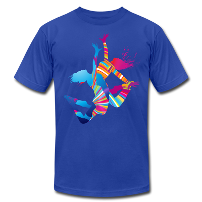Colorful Abstract Dancers T-Shirt - royal blue