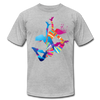 Colorful Abstract Dancers T-Shirt - heather gray