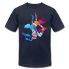 Colorful Abstract Dancers T-Shirt - navy