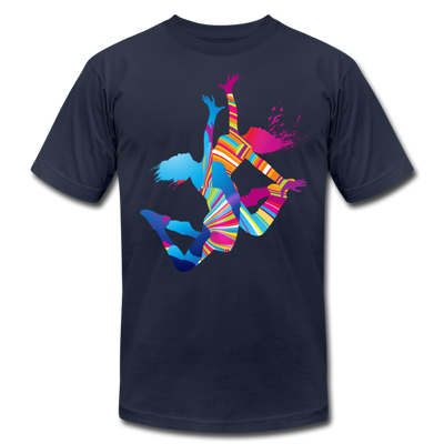 Colorful Abstract Dancers T-Shirt - navy