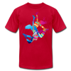 Colorful Abstract Dancers T-Shirt - red