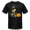 Halloween Witch Cartoon T-Shirt - black